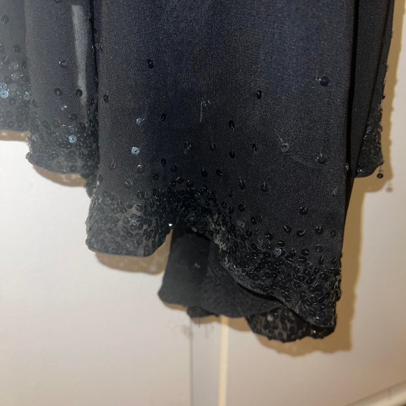 Vintage Black and Gold Dress - Picture 3 of 4